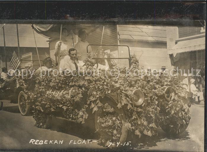 Autos Festzug Rebekah Float