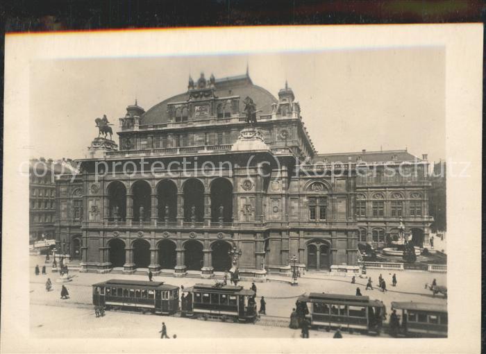 Strassenbahn Wien Staatsoper