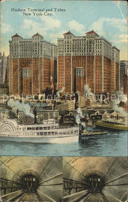U-Bahn Subway Underground Dampfer Hudson Terminal Tubes New York