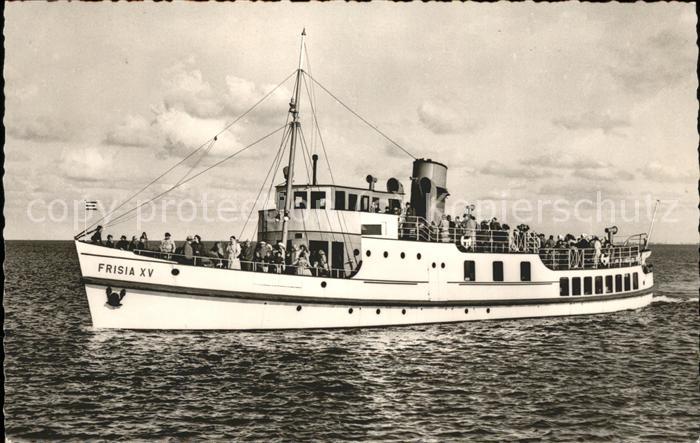Dampfer Binnenschifffahrt Frisia XV Juist