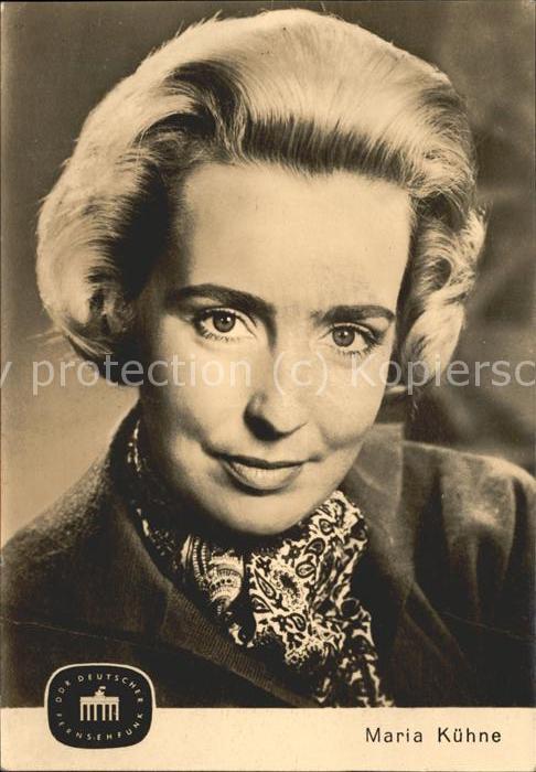 Schauspieler Maria Kühne DDR Deutscher Fernsehfunk