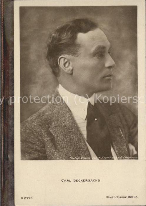 Verlag Photochemie Nr. 2773 Carl Beckersachs