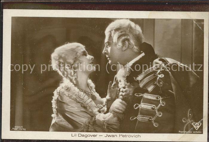 Verlag Ross Nr. 4501/1 Lil Dagover Iwan Petrovich