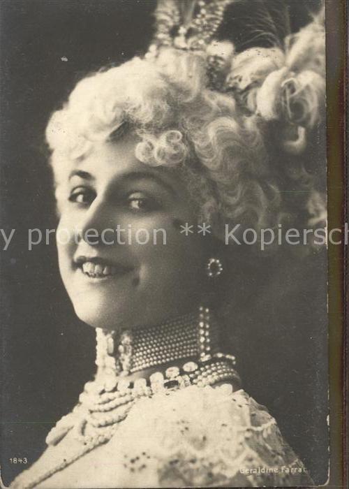 Schauspieler Geraldine Farrar