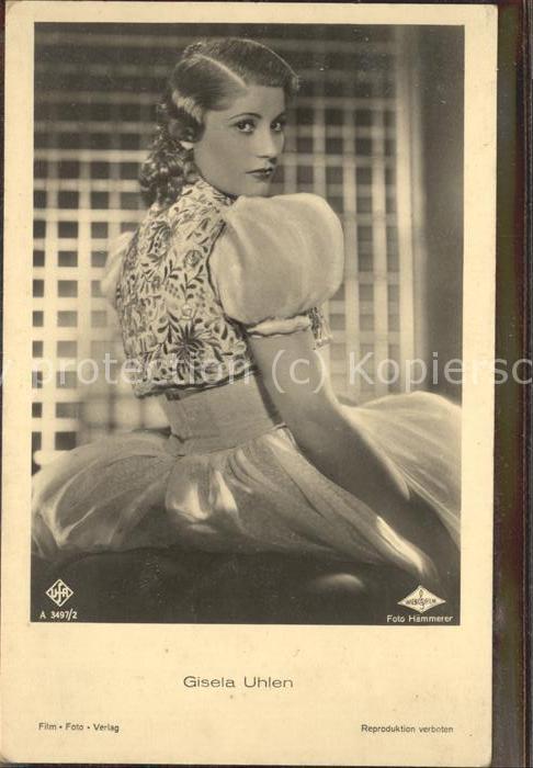 Verlag Film-Foto-Verlag Nr. 3497/2 Gisela Uhlen UFA