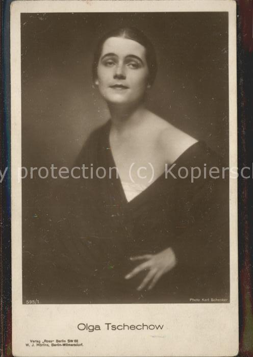 Verlag Ross Nr. 595/1 Olga Tschechow