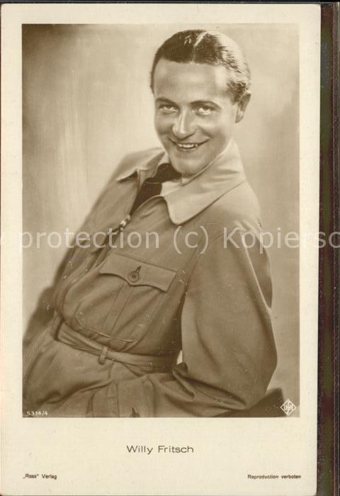 Verlag Ross Nr. 5314/4 Willy Fritsch
