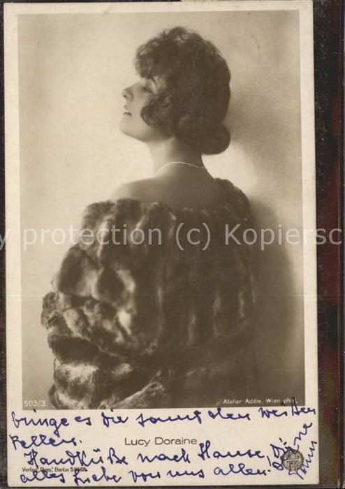 Verlag Ross Nr. 503/3 Lucy Doraine