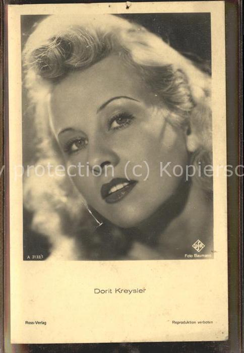 Verlag Ross Nr. 3133/1 Dorit Kreysler UFA