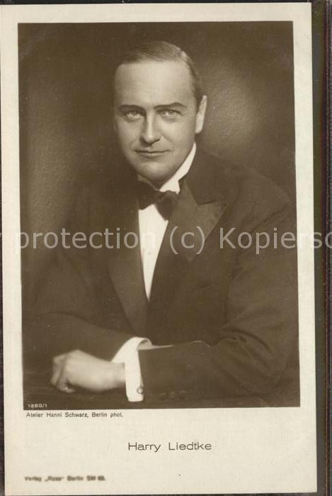 Verlag Ross Nr. 1280/1 Harry Liedtke