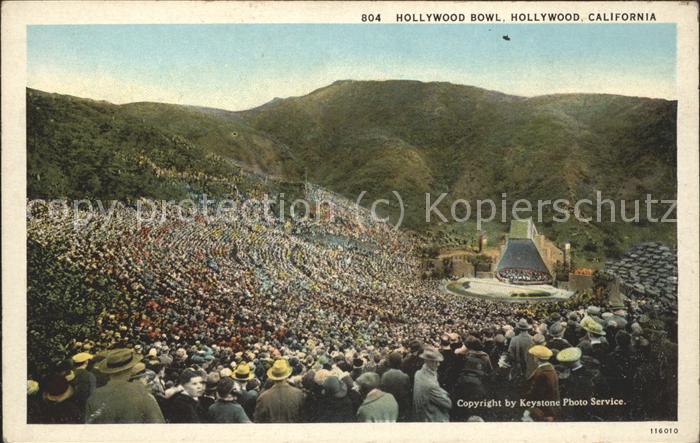 Freilichtbuehne Thingstaette Hollywood Bowl. California