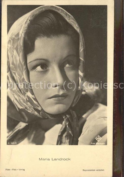 Verlag Film-Foto-Verlag Nr. 3461/1 Maria Landrock