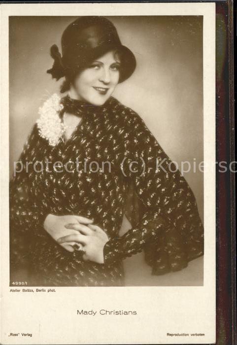 Verlag Ross Nr. 4990/1 Mady Christians