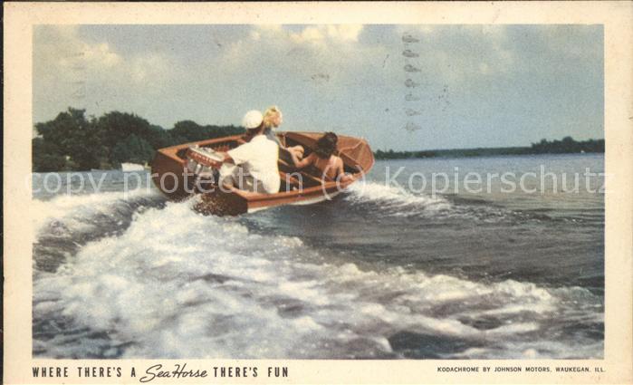 Motorboote Seahorse Carl W. Bush Co. Newmark New J