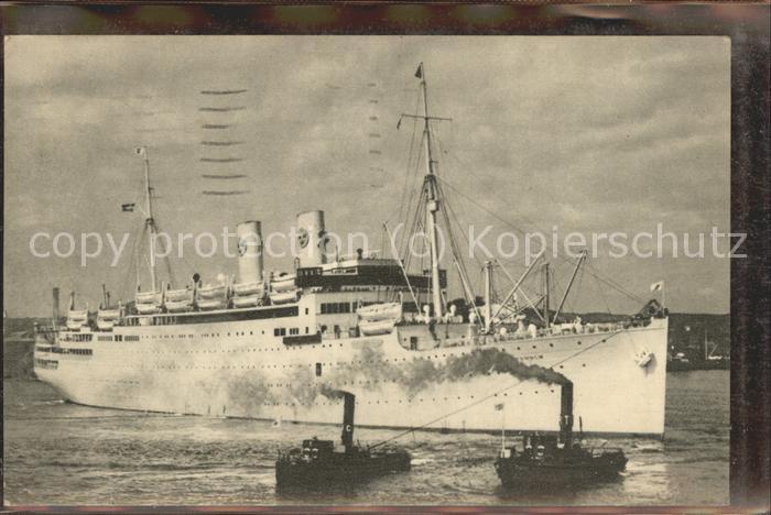 Dampfer Oceanliner M.S. Gripsholm
