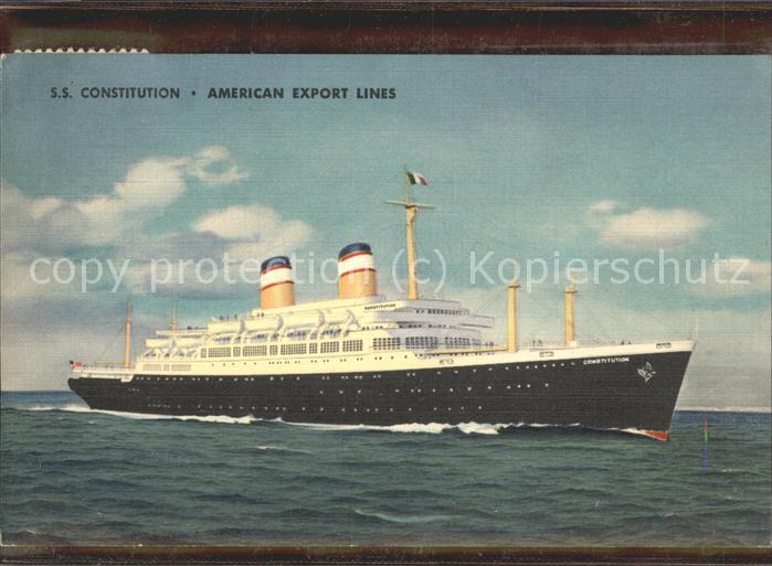 Dampfer Oceanliner S.S. Constitution American Export Lines