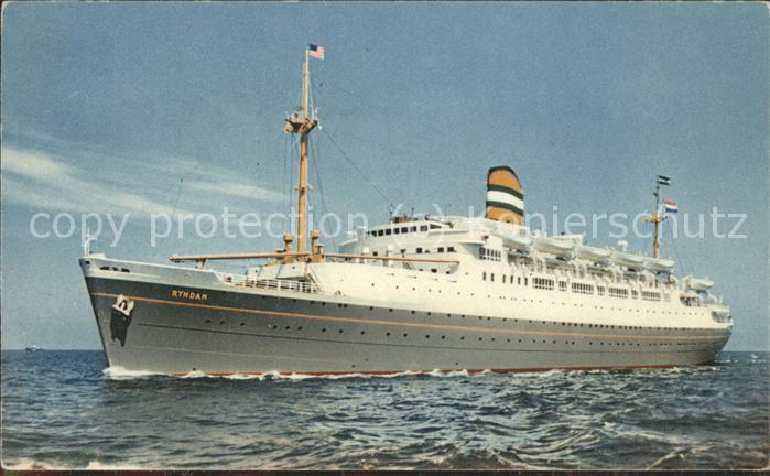 Dampfer Oceanliner S.S. Ryndam Holland-Amerika Linie