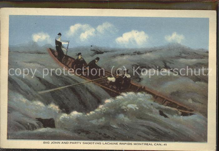 Boote Big John Party Shooting Lachine Rapids