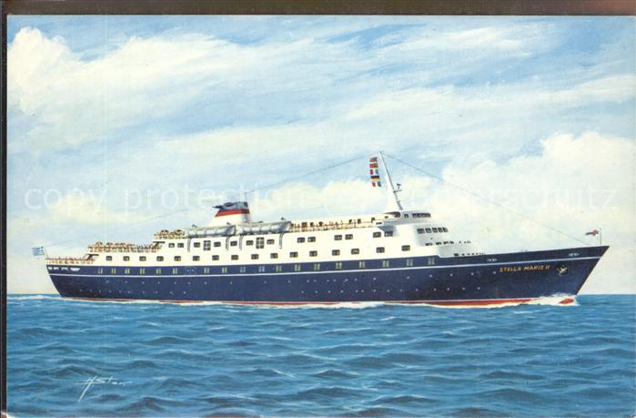 Dampfer Oceanliner MS. Stella Maris Griechenland