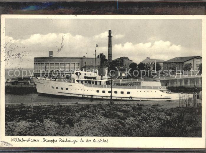 Dampfer Binnenschifffahrt Rüstringen Wilhelmshaven