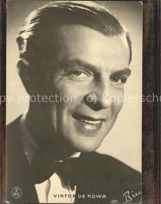 Schauspieler Viktor de Kowa