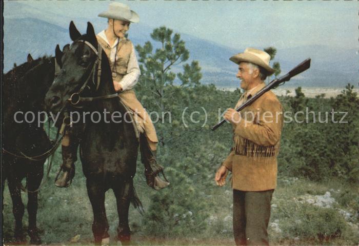 Schauspieler Stewart Granger Elke Sommer Pferd