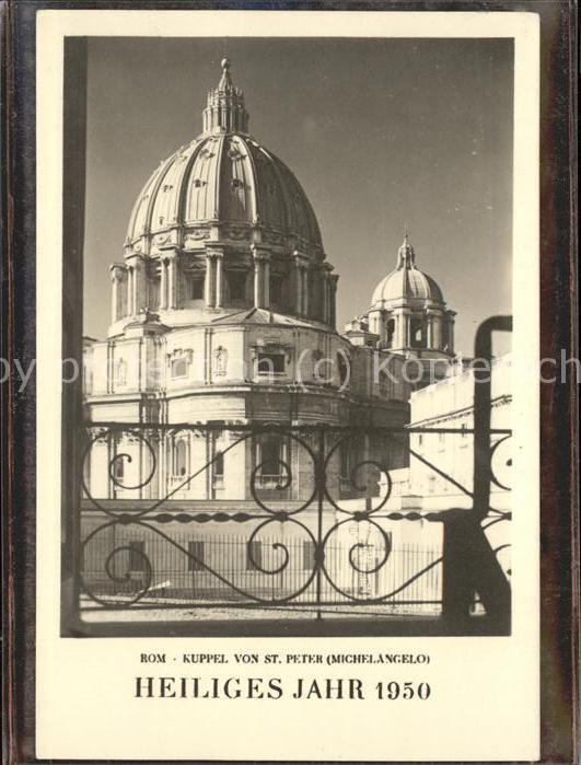 Rom Roma Kuppel St. Peter Michelangelo Heiliges