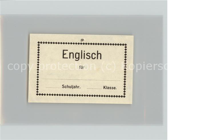 Schule School Ecole Escuela Scuola-- Englisch