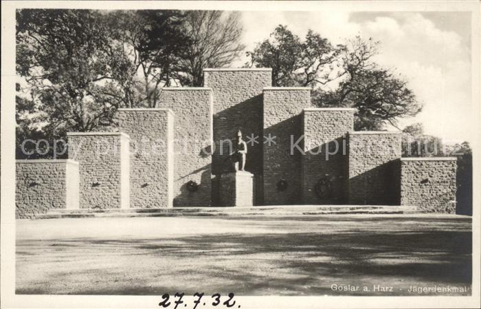 Denkmal Goslar a. Harz Jägerdenkmal