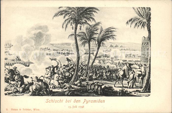 Kriege Schlacht Pyramiden 1798