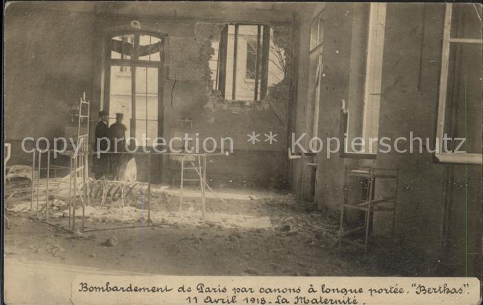 Kriege Bombardement Paris