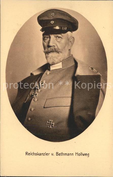 Politiker Reichskanzler v. Bethmann Hollweg