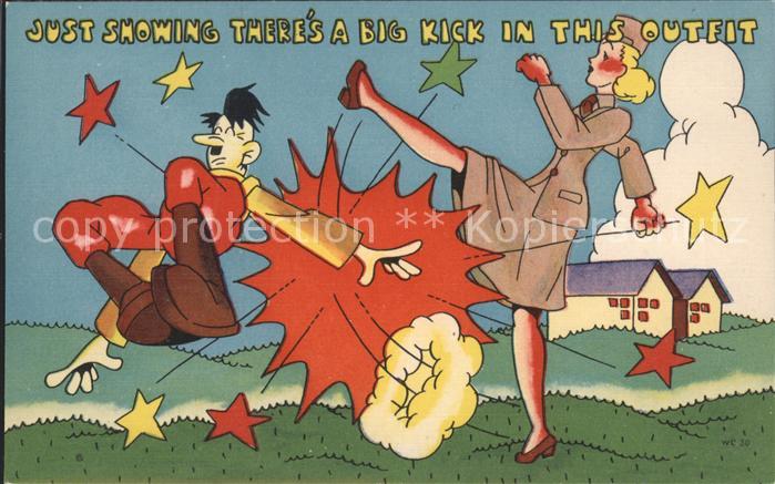 Militaria Humor Showing theres a big Kick in this Outfi