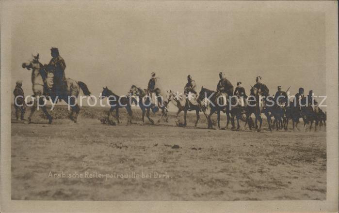 Typen Arabische Reiterpatrouilie Dera