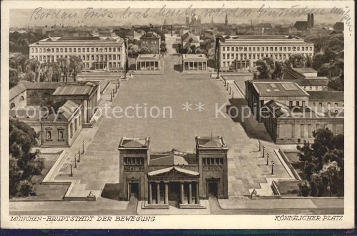 Muenchen Bayern Koeniglicher Platz Hauptstadt der Bewegung NZ4