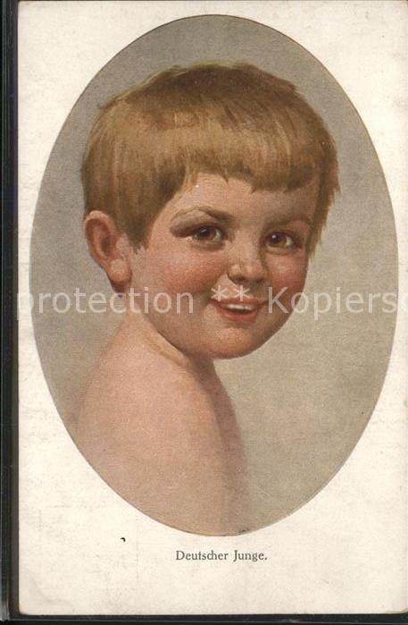 Kuenstlerkarte Deutscher Junge