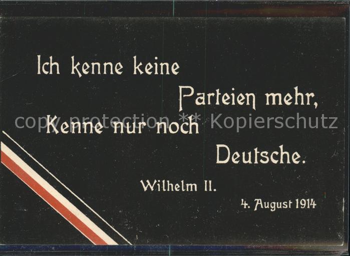Wilhelm II Spruch