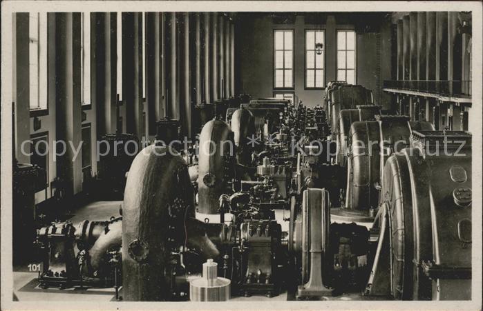 Walchensee Werk Maschinenhalle Technik