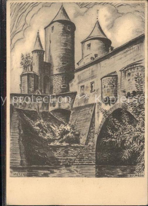 Kuenstlerkarte Rumesch Metz Burg