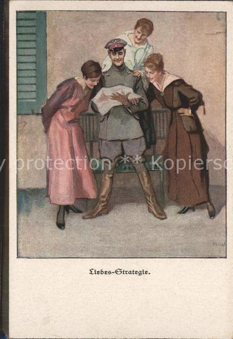 Militaria Humor Liebes-Strategie