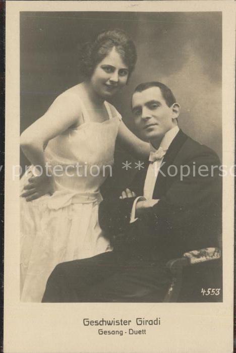 Musikanten Geschwister Giradi Gesang-Duett
