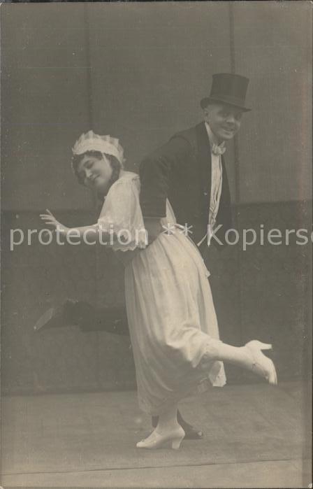 Tanz Taenzer Werner-Rohde-Duett Zylinder