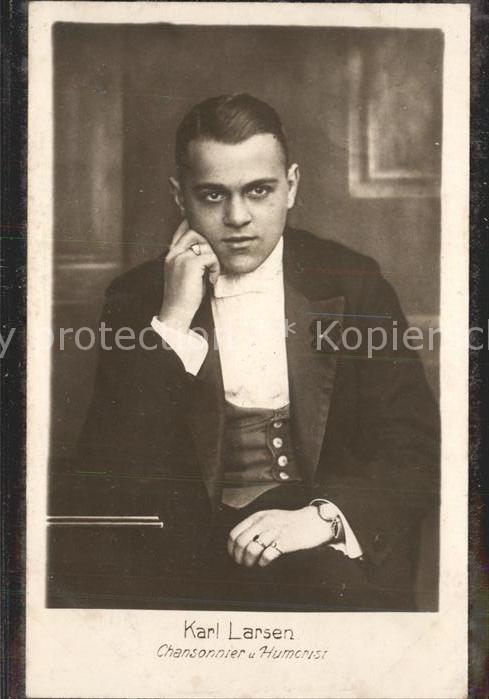 Humor Karl Larsen Chansonnier Humorist Theate