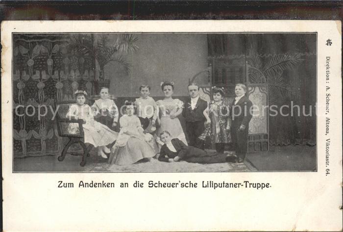 Kuriosum Scheuersche Liliputanter Truppe Variete
