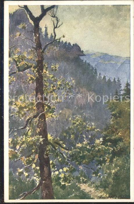 Kuenstlerkarte Baum Bäume