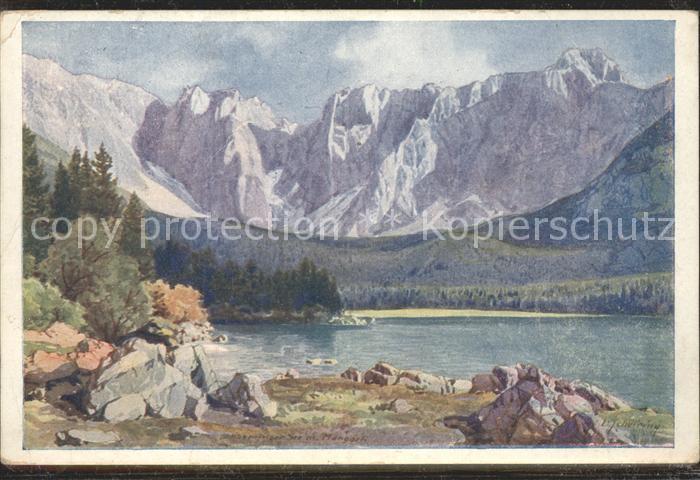 Kuenstlerkarte Theuring ? Berge