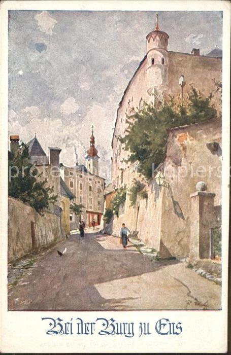 Burgen Burg zu Ens Künstlerkarte