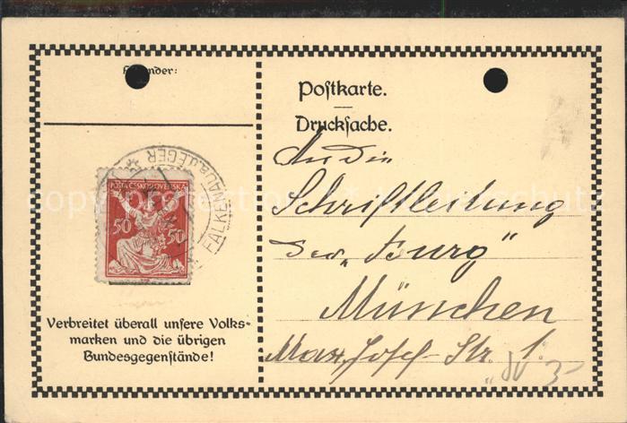 Propaganda Politik Volksmarken verbreiten