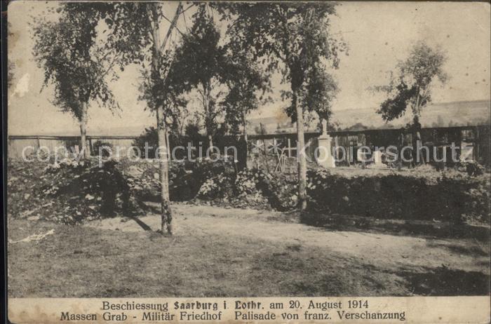 Kriege Beschiessung Saarburg i. Lothr.