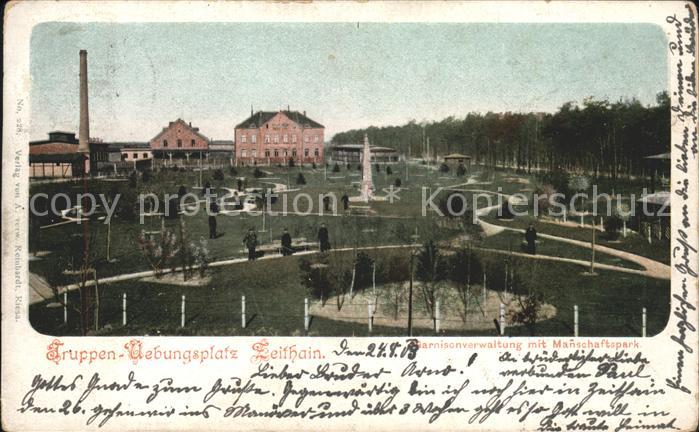 Zeithain Truppen Übungsplatz Mannschaftspark